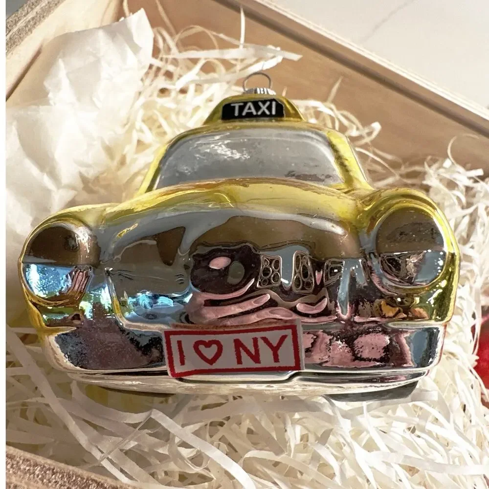 RARE Set of 3 New York Hand Blown Glass Ornaments Lauscha Glas Creation Saks